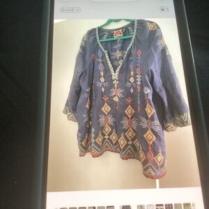 Johnny Was peasant blouse